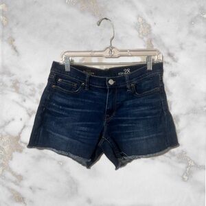 J Crew Dark Wash Blue Jean Shorts Sz 28